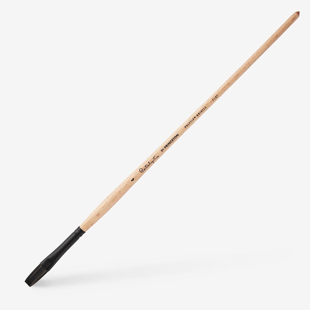 Princeton : Catalyst Polytip Bristle Brush : Flat