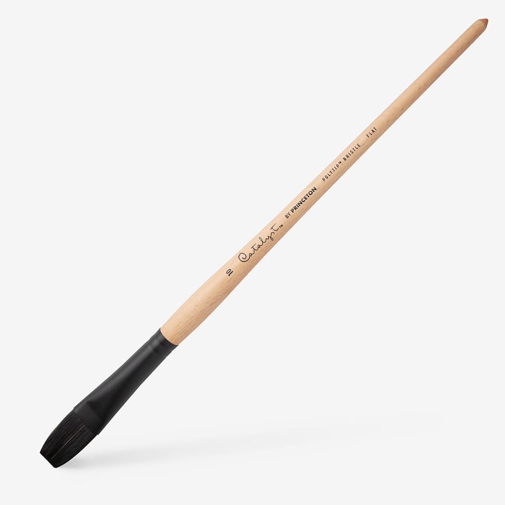 Princeton : Catalyst Polytip Bristle Brush : Flat