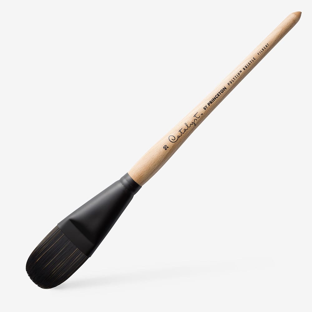 Princeton : Catalyst Polytip Bristle Brush : Filbert