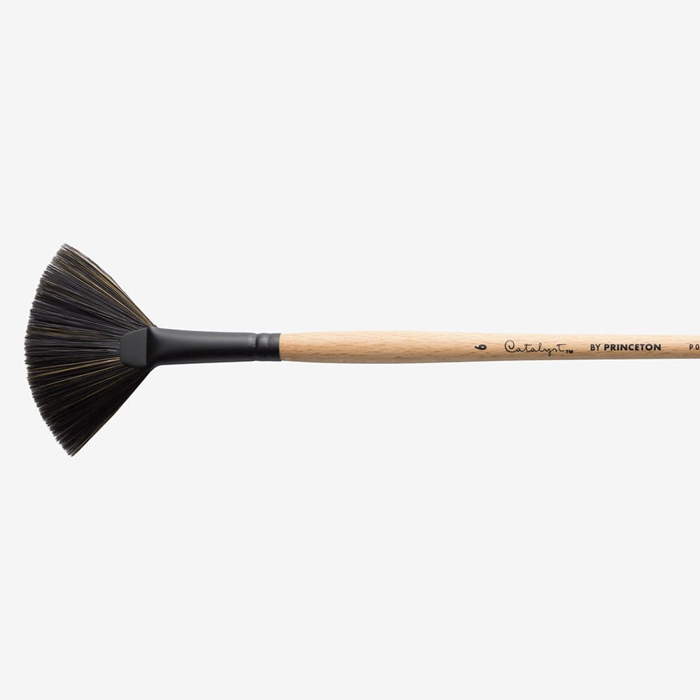 Princeton : Catalyst Polytip Bristle Brush : Size 6 Fan