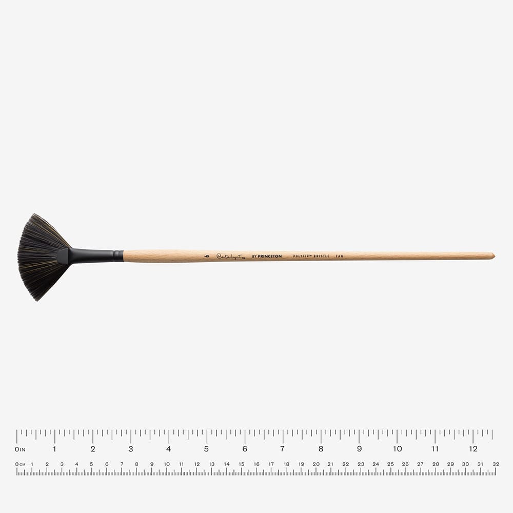Princeton : Catalyst Polytip Bristle Brush : Size 6 Fan