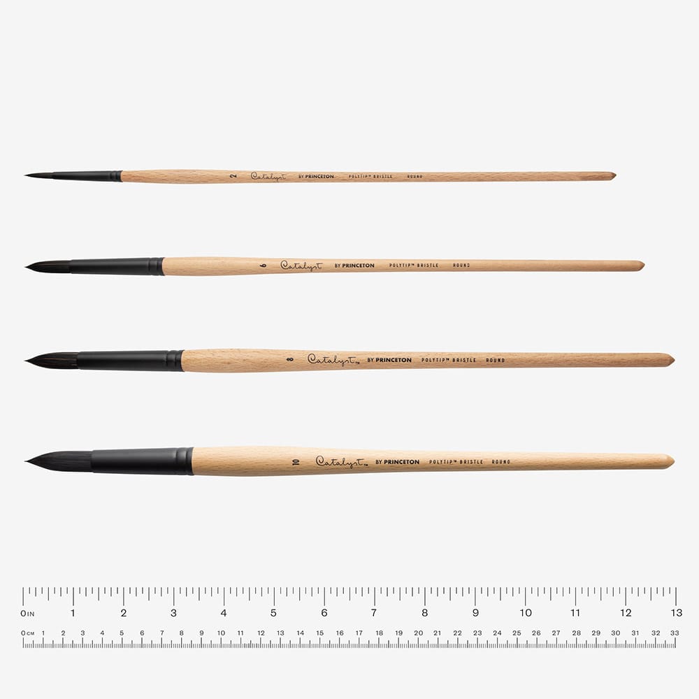 Princeton : Catalyst Polytip Bristle Brush : Round