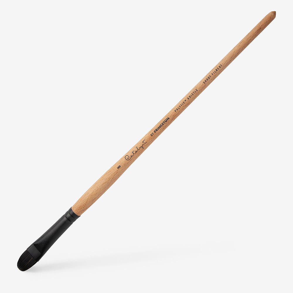Princeton : Catalyst Polytip Bristle Brush : Short Filbert