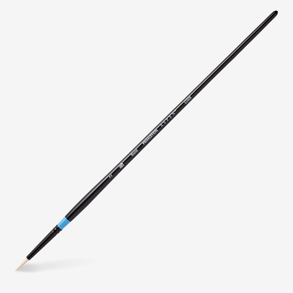 Princeton : Aspen : Synthetic Bristle Brush : Long Handle : Round