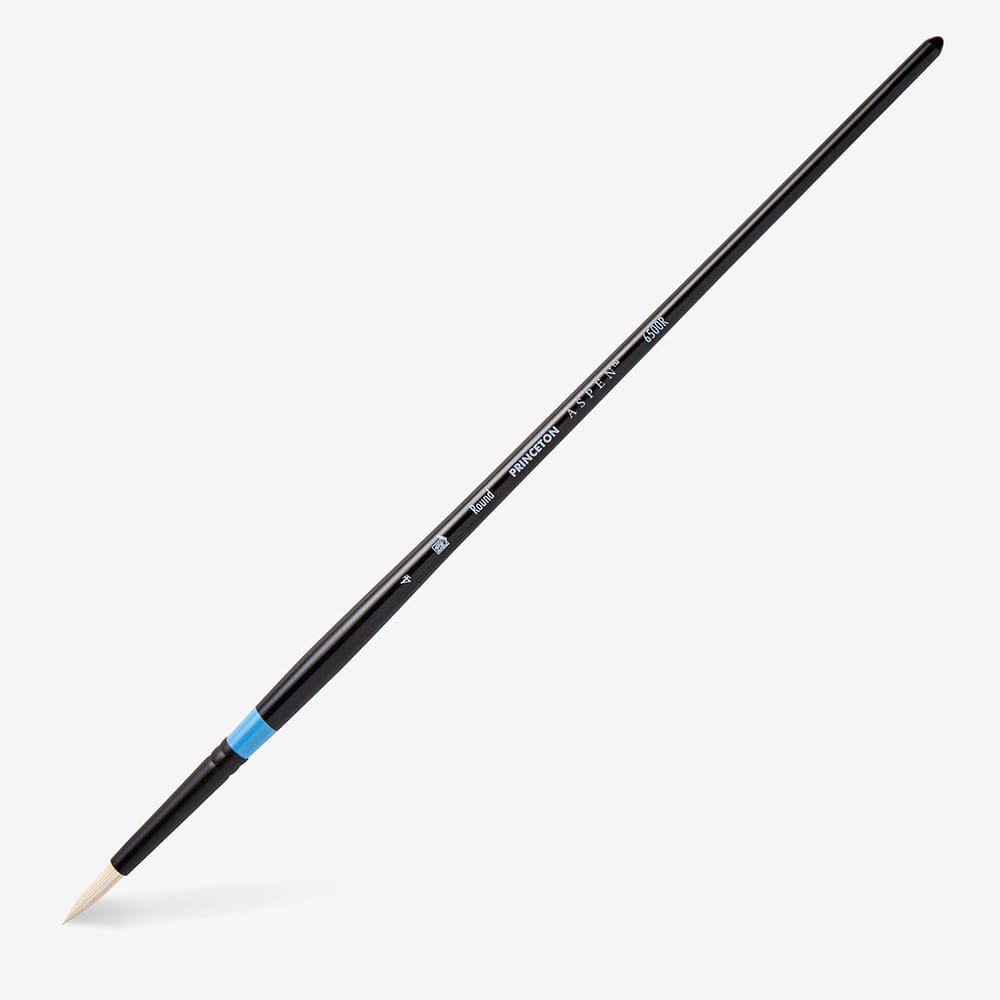 Princeton : Aspen : Synthetic Bristle Brush : Long Handle : Round