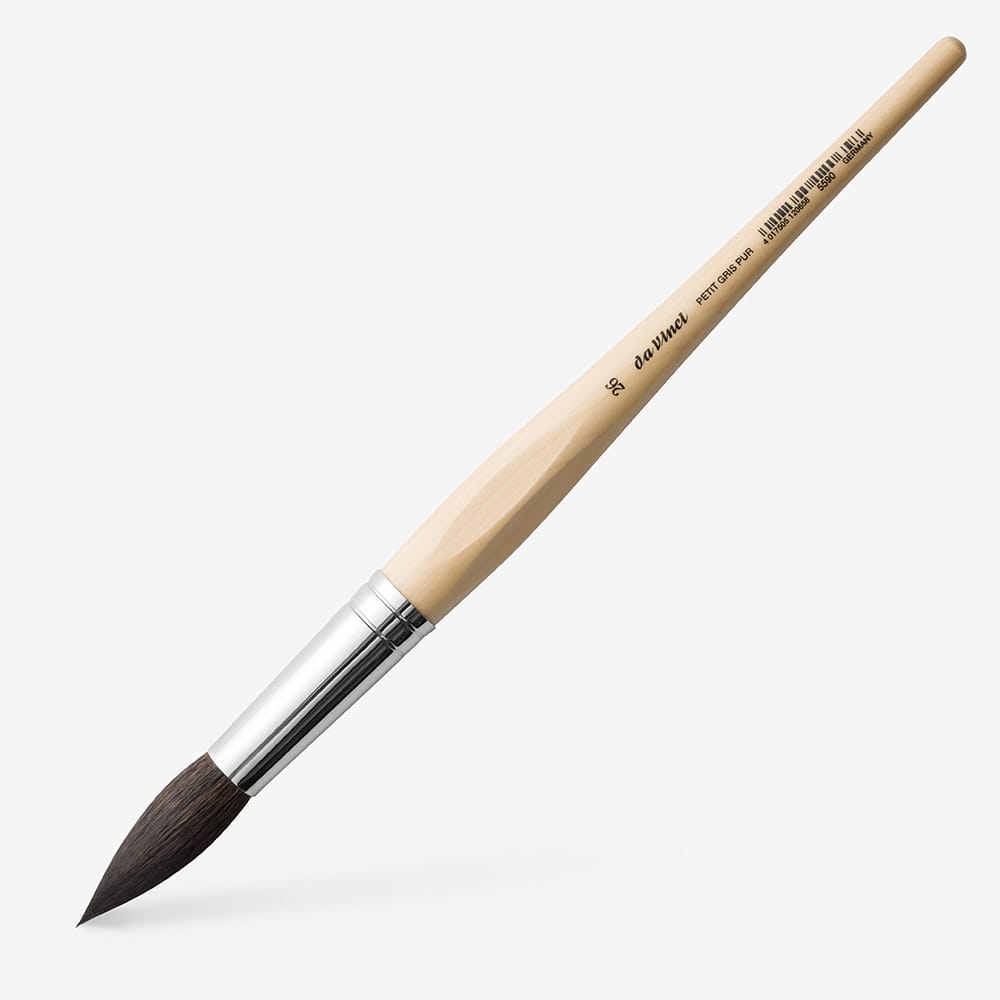 Da Vinci : Petit Gris Pur : Watercolour Brush : Series 5590 : Round : Size 26