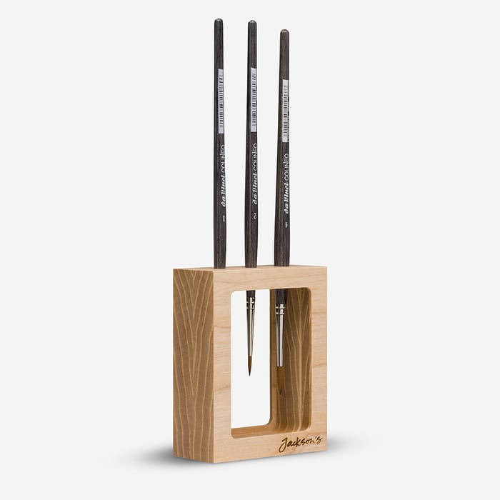 Da Vinci : Colineo : Synthetic Kolinsky : Series 5522 : Set of 3 Wooden Display