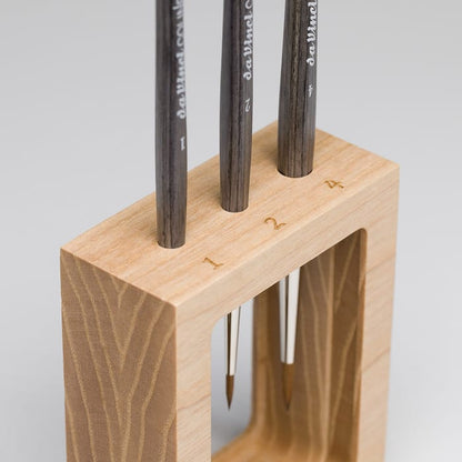 Da Vinci : Colineo : Synthetic Kolinsky : Series 5522 : Set of 3 Wooden Display
