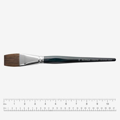 Da Vinci : Cosmotop- Mix B : Natural / Synthetic Mix : Series 5830 : Flat: Size 30