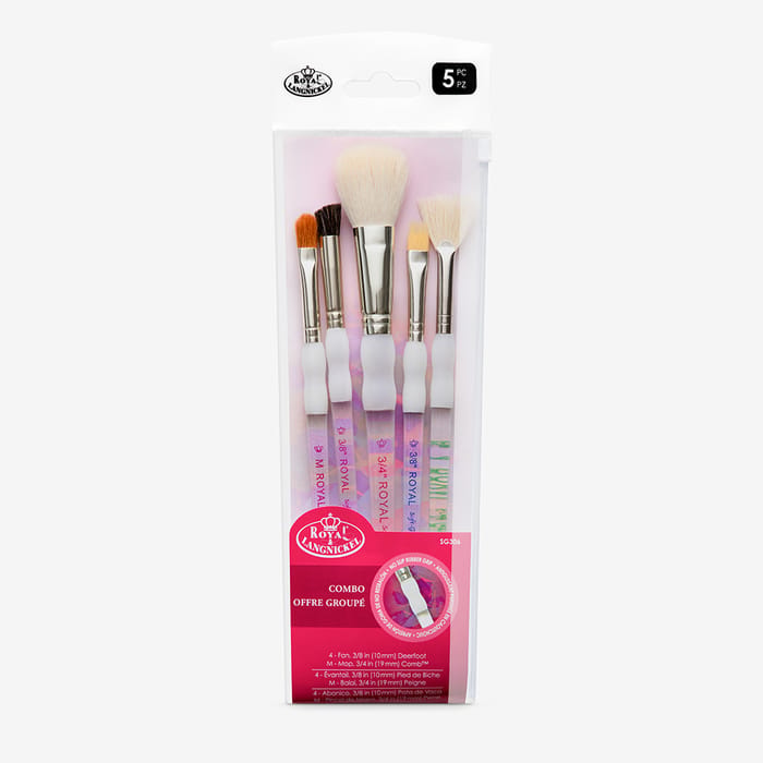 Royal & Langnickel : Soft Grip Brush Texture Set