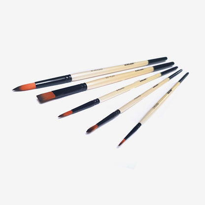 Zieler : Premium Artists' Brushes : Mixed Media : Set of 5