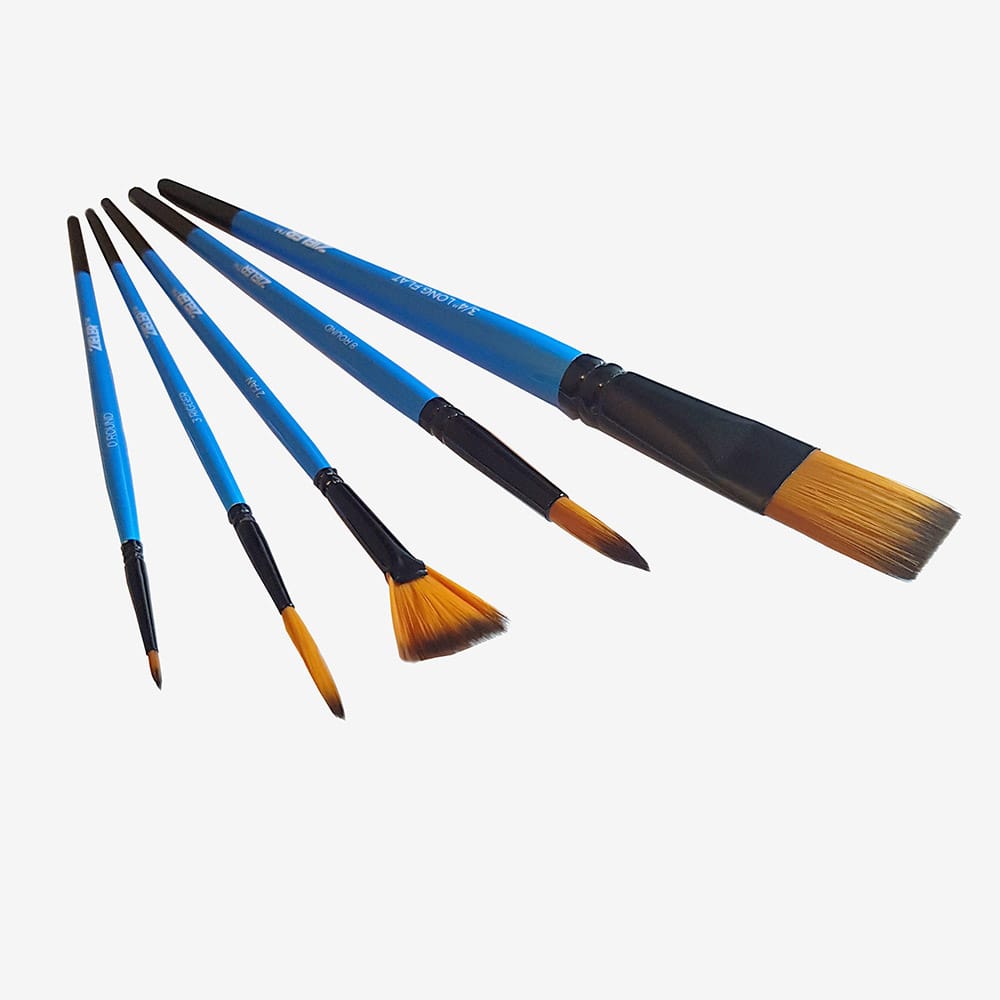 Zieler : Premium Artists' Brushes : Watercolour : Set of 5