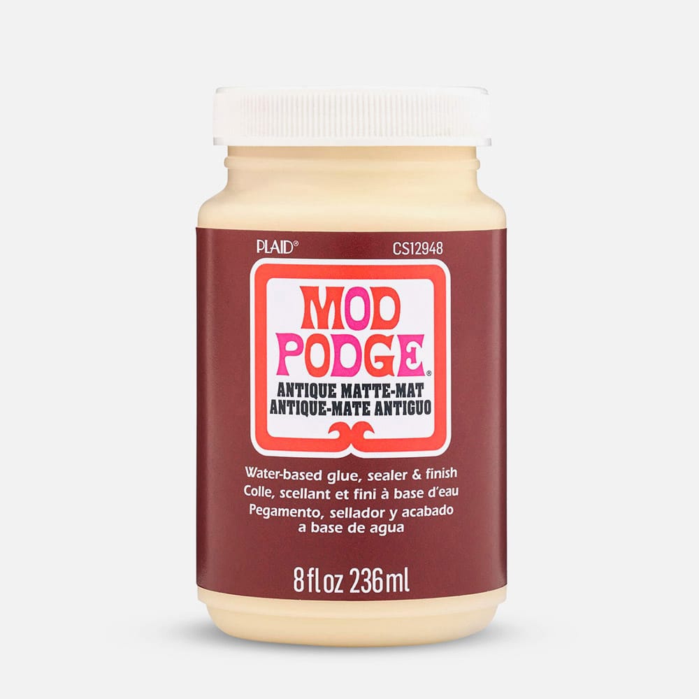 Plaid : Mod Podge : 8oz : 236ml : Antique Matte
