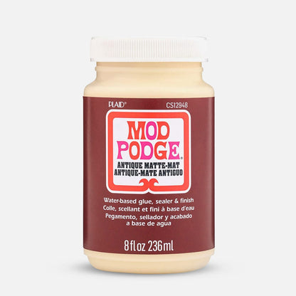 Plaid : Mod Podge : 8oz : 236ml : Antique Matte