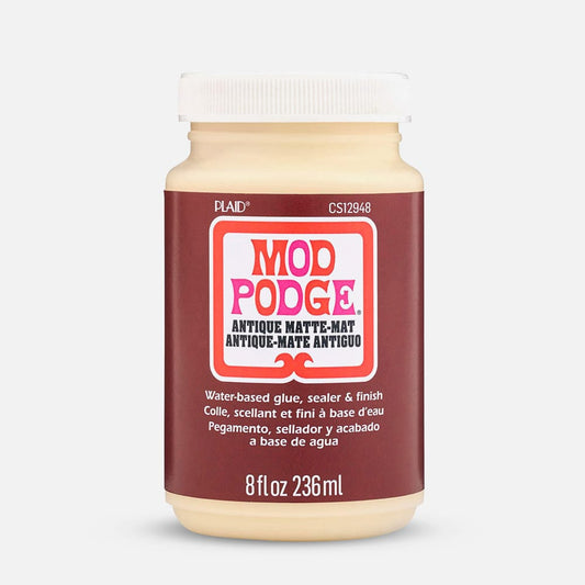 Plaid : Mod Podge : 8oz : 236ml : Antique Matte