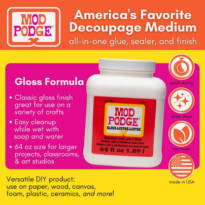 Plaid : Mod Podge : 64oz : 1.89l : Gloss