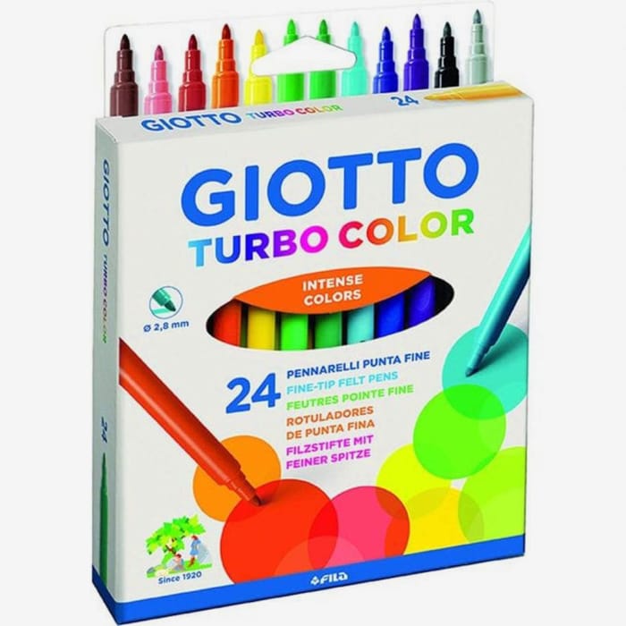 Giotto : Turbo Colour Felt Tip Pens