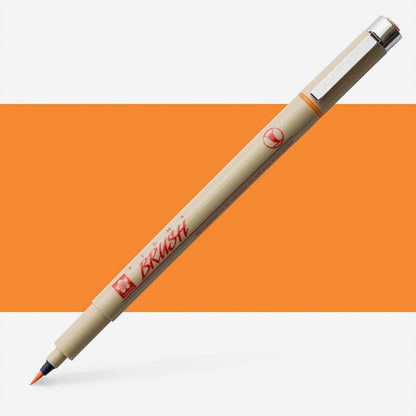 Pigma Brush Pens*** 1 ; Orange
