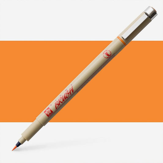 Pigma Brush Pens*** 1 ; Orange