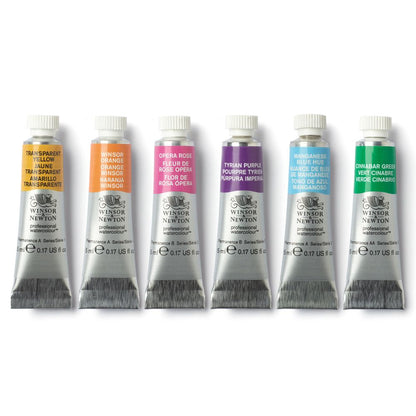 Winsor & Newton : Professional Watercolour : 5ml : Vibrant : Set of 6