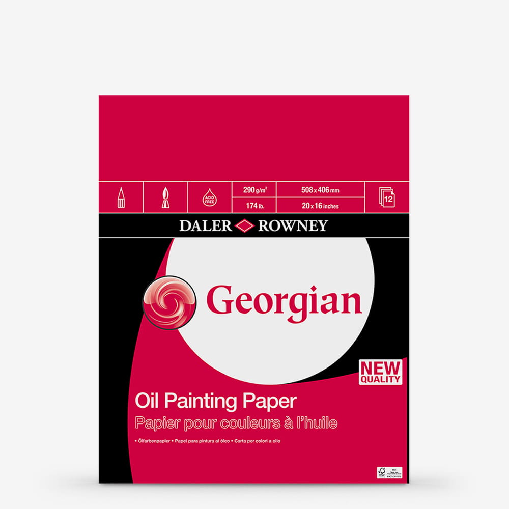 Daler-Rowney : Georgian Oil : Pad