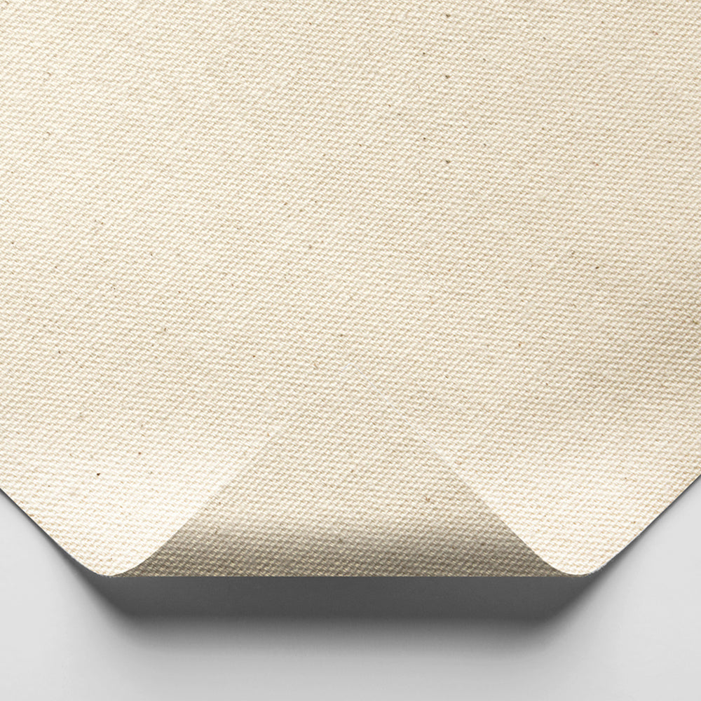 Medium Cotton Duck Canvas : 339gsm (10oz) : Unprimed : 183cm Wide (Apx.72in) : Per Metre : Sent folded