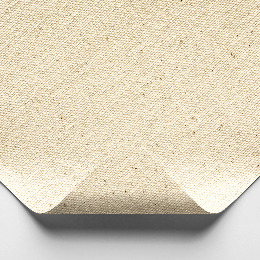 Medium Cotton Duck Canvas : 390gsm (12oz) : Unprimed : 183cm Wide : 5m : Sent Folded (Apx.72x197in)