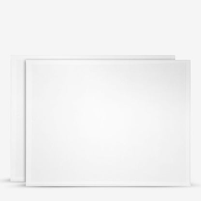 Zieler : Stretched White Canvas Boards : 14x18in (Apx. 35.5x45.5cm) : Pack of 2