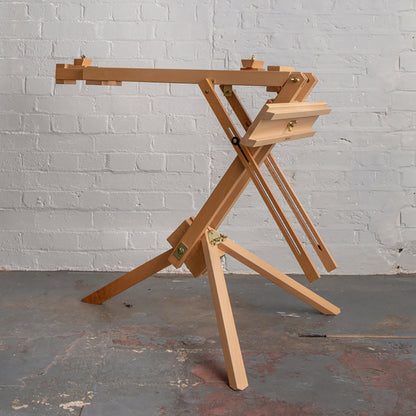 Large Radial Easel with Centre Tilting : 80x58x180cm (Apx.31x23x71in)