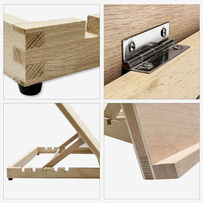 Zieler : Wooden Table Top Easel : 5 Adjustable Angles : A3