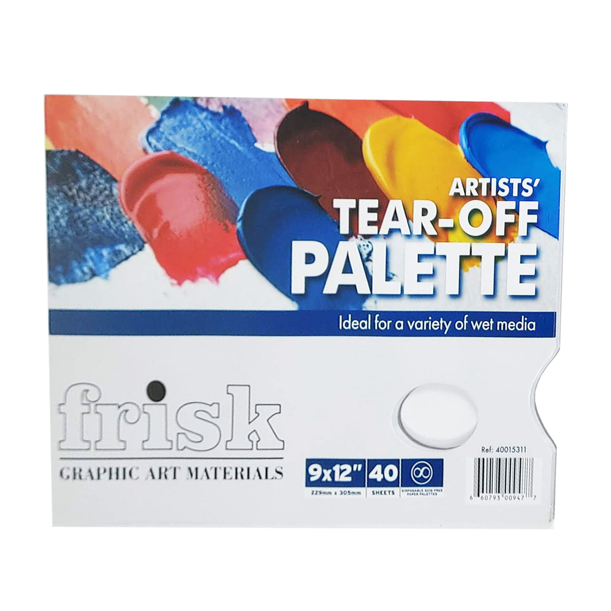 Frisk Artists&#39; Tear-Off Palette 9 x 12&quot; 40 Sheets