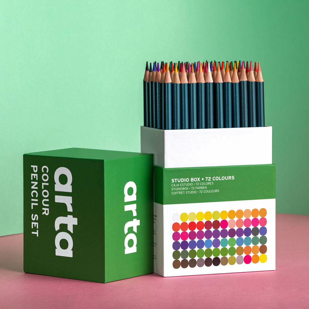 Arta : Coloured Pencil : Set of 72 in Storage Box