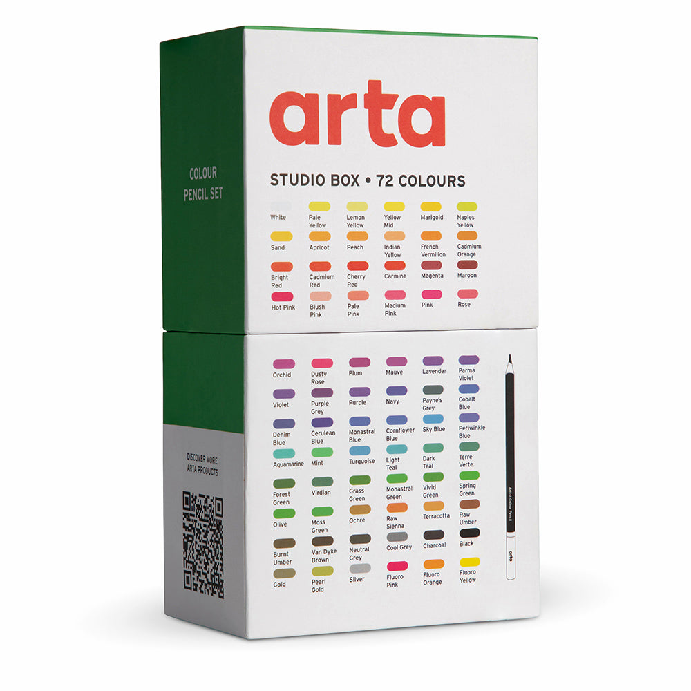 Arta : Coloured Pencil : Set of 72 in Storage Box