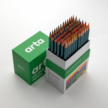Arta : Coloured Pencil : Set of 72 with 115 Pencil Case
