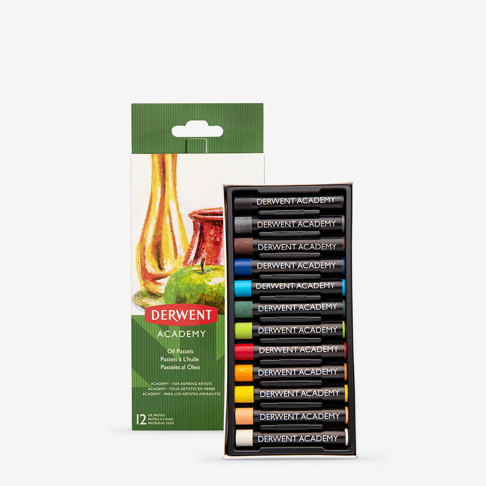 Derwent : Academy Oil Pastels : Set of 12