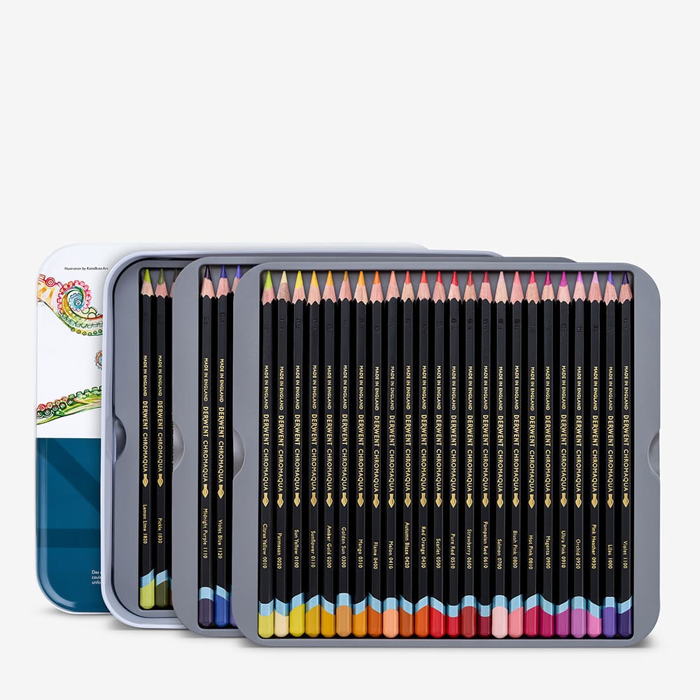 Derwent : Chromaqua : Watercolour Pencil : Tin Set of 72