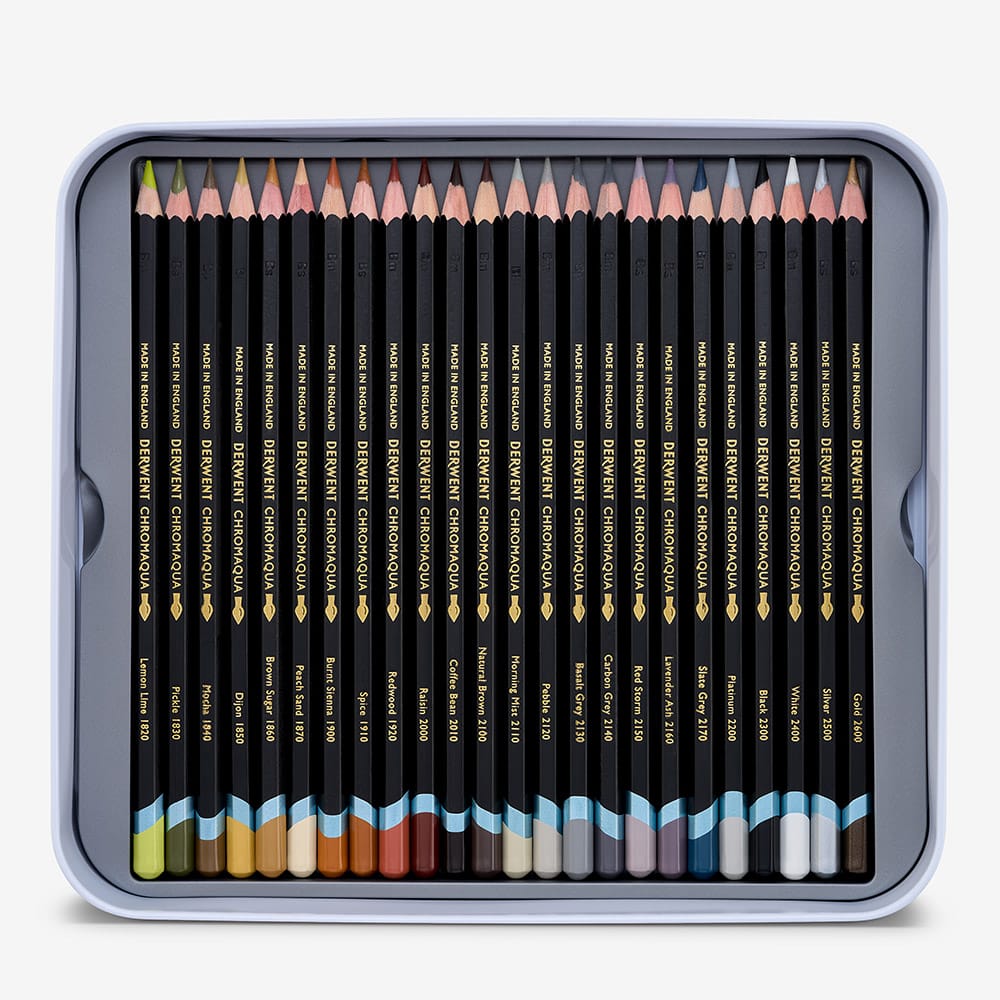 Derwent : Chromaqua : Watercolour Pencil : Tin Set of 72
