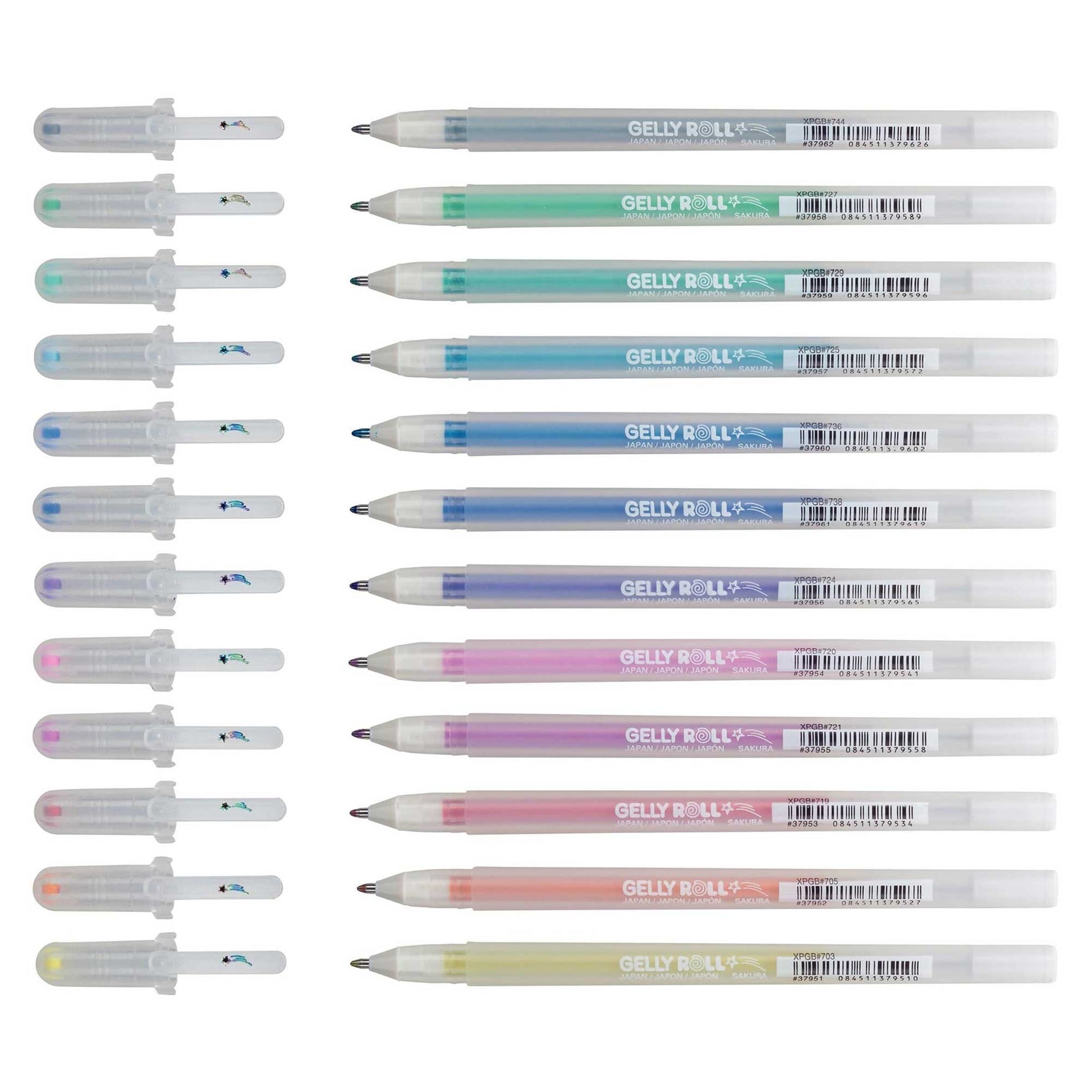 Sakura Gelly Roll - Stardust - Set of 12 Gel Pens - Pens Unboxed