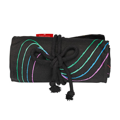 Faber-Castell : Black Edition : Coloured Pencils : Roll Set of 72