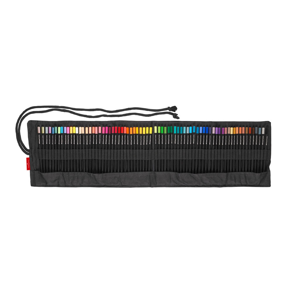 Faber-Castell : Black Edition : Coloured Pencils : Roll Set of 72