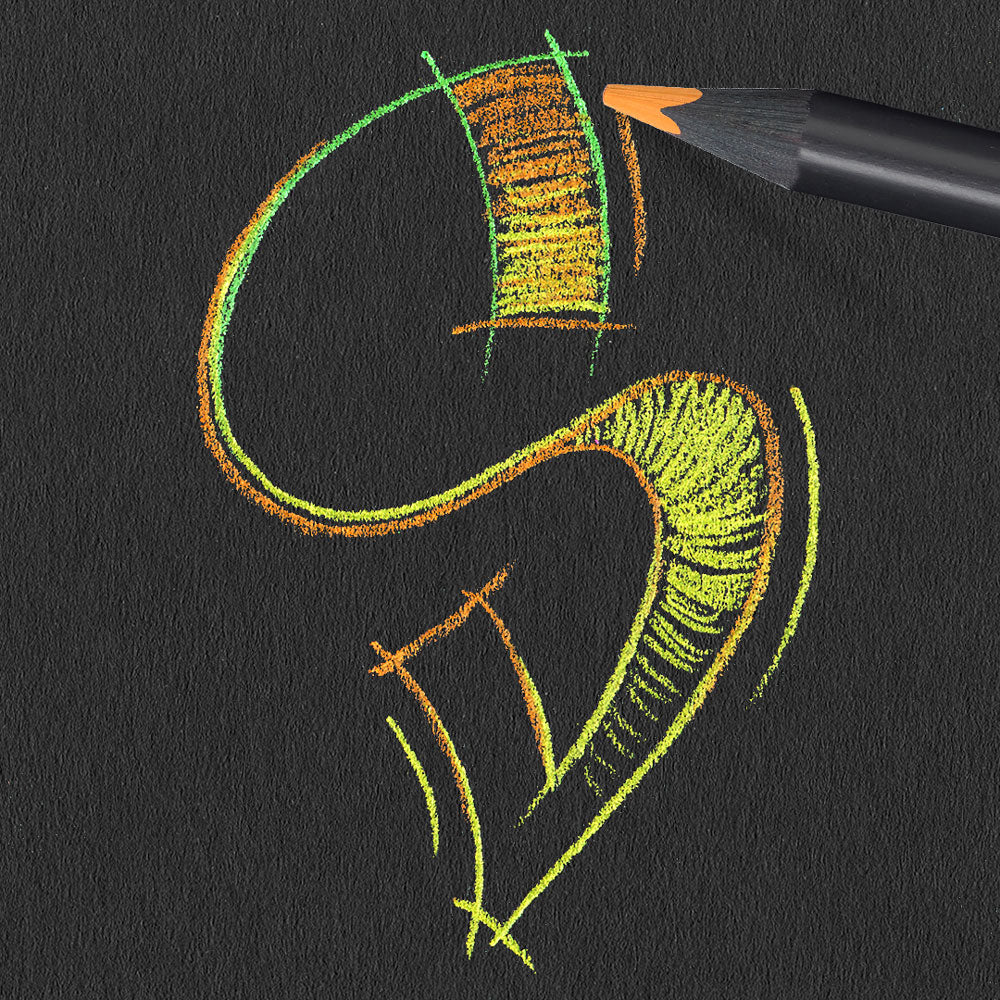 Faber-Castell : Black Edition : Coloured Pencils : Set of 24
