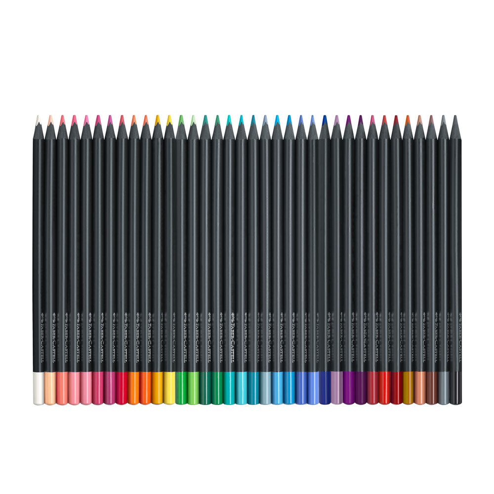 Faber-Castell : Black Edition : Coloured Pencils : Set of 36