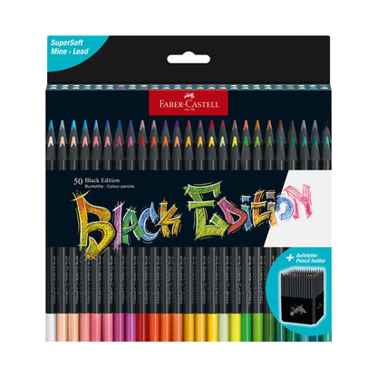 Faber-Castell : Black Edition : Coloured Pencils : Set of 50