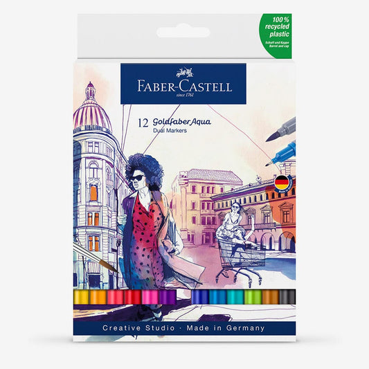 Faber-Castell : Goldfaber : Aqua Dual Marker : Set of 12