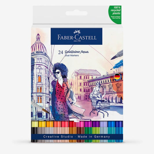 Faber-Castell : Goldfaber : Aqua Dual Marker : Set of 24