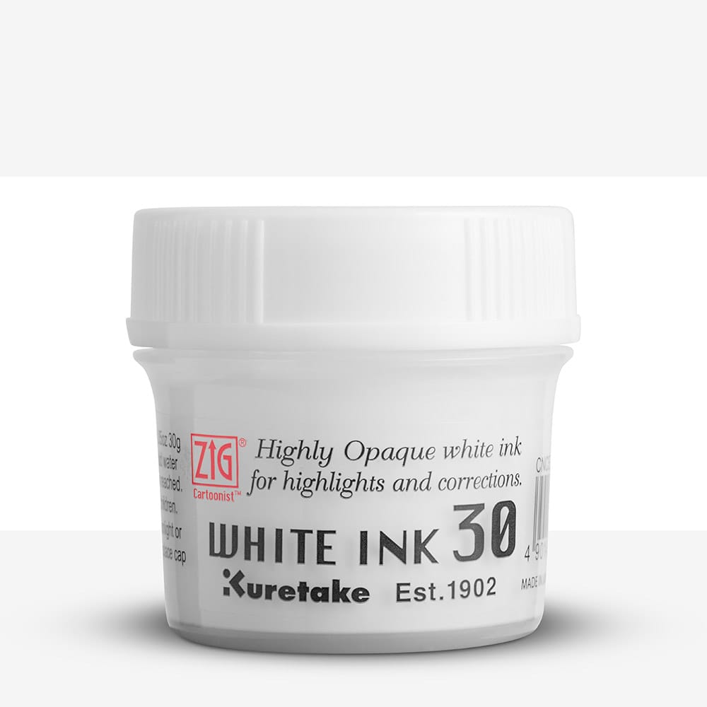 Kuretake : White Ink : 30ml