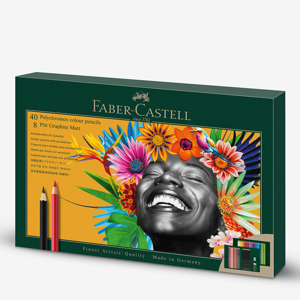 Faber-Castell : Polychromos Pencil & Pitt Graphite Matt : Set of 50
