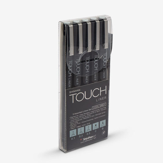 ShinHan : Touch Liner : Set of 5 : Cool Grey