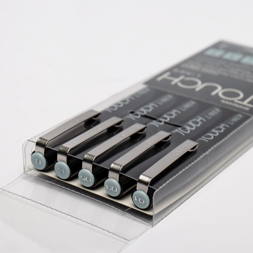 ShinHan : Touch Liner : Set of 5 : Cool Grey