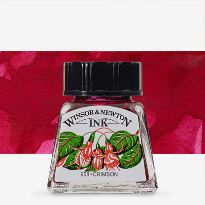 Winsor & Newton Drawing Inks Individual Colours - 14ml Bottles
